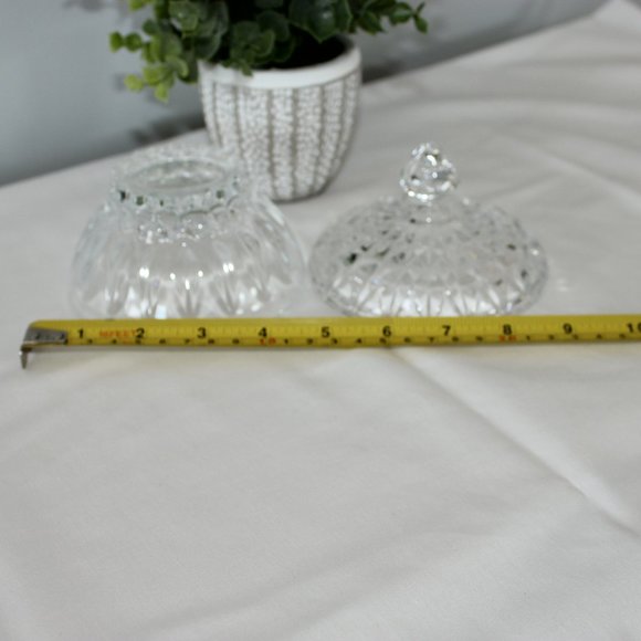 Crystal candy dish with lid - Picture 7 of 7
